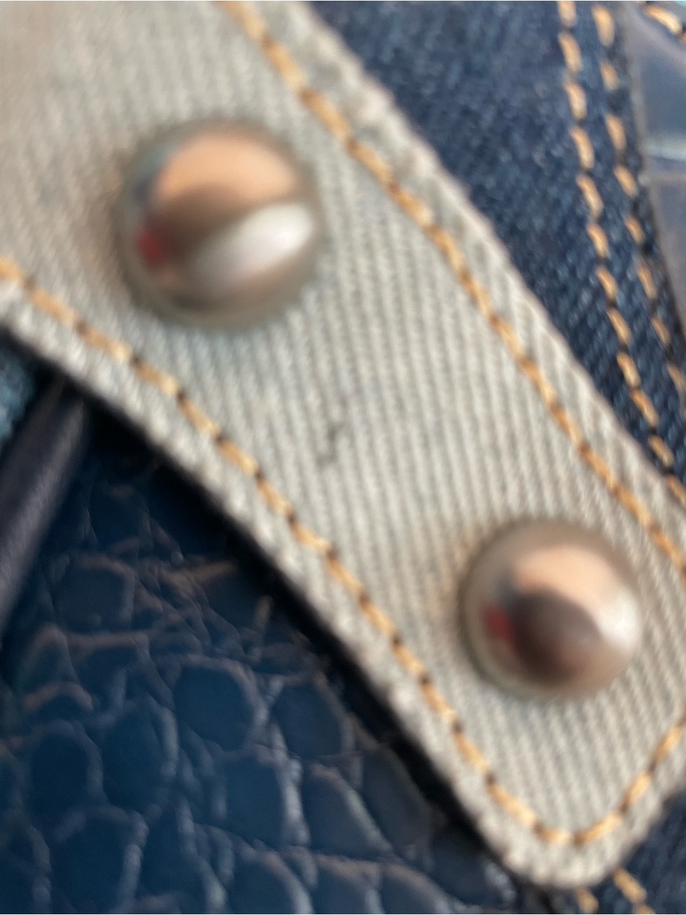 Y2K ‘It Girl’ Shoulder Bag Current Mood Denim Handbag - Picture 5 of 7